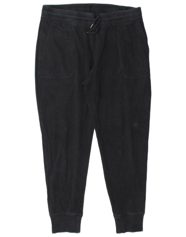 L.L.BEAN Pantaloni de trening pentru femei Joggeri UK 14 Bumbac mediu negru
