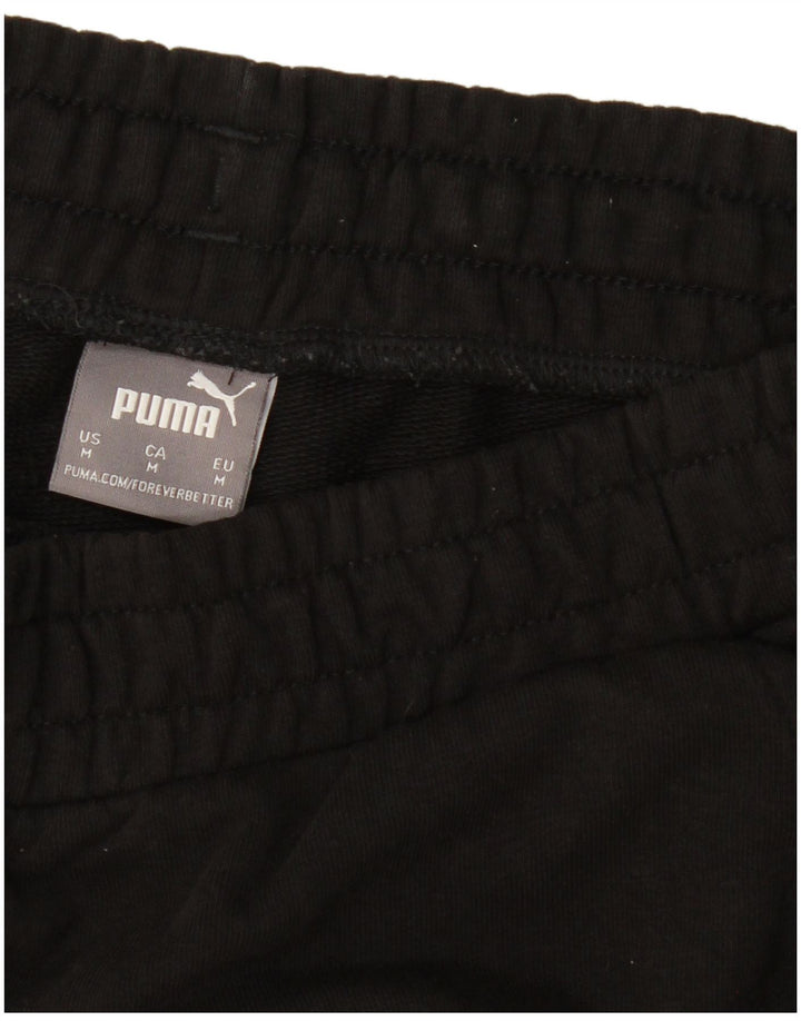 Pantaloni de trening grafic PUMA pentru bărbați Pantaloni de jogging mediu negru
