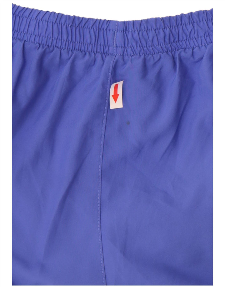 Pantaloni scurți sport Nike pentru femei UK 14, albastru mediu, poliester color bloc