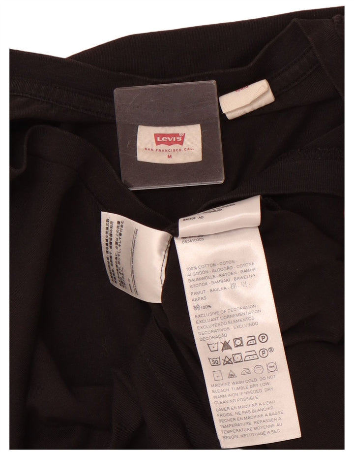 Tricou pentru femei LEVI'S Top UK 12 Medium Black Bumbac