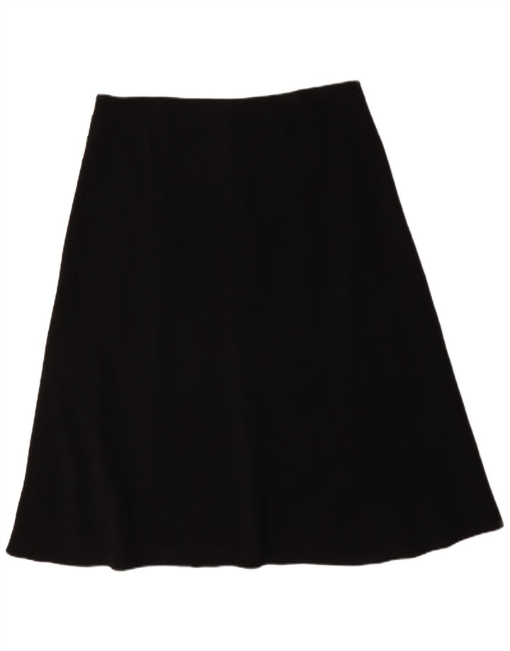 Fustă A-Line pentru femei Marks & Spencer UK 18 XL W36 Poliester negru