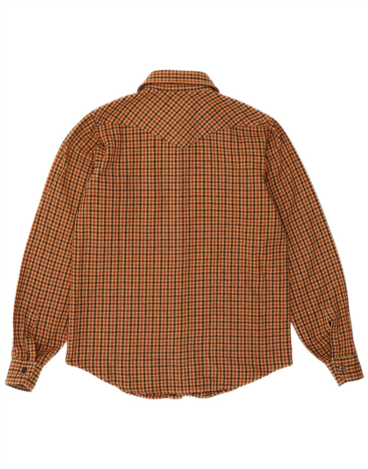 Cămașă de flanel pentru băieți Wrangler 13-14 ani maro
