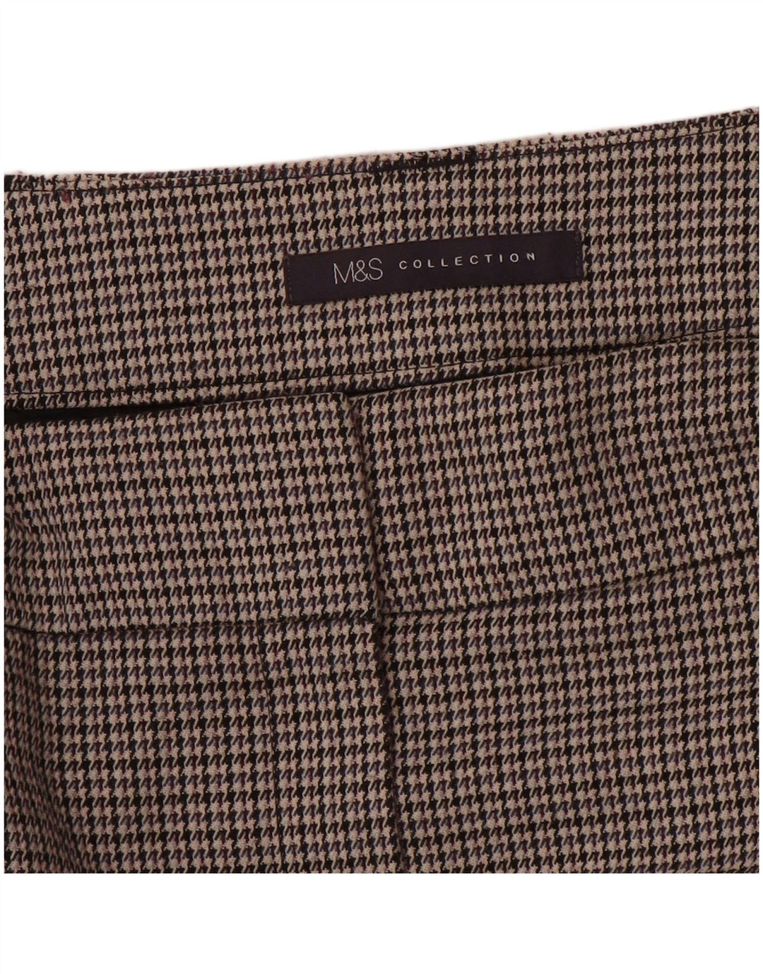Fusta creion pentru femei Marks & Spencer W32 mare, gri Houndstooth