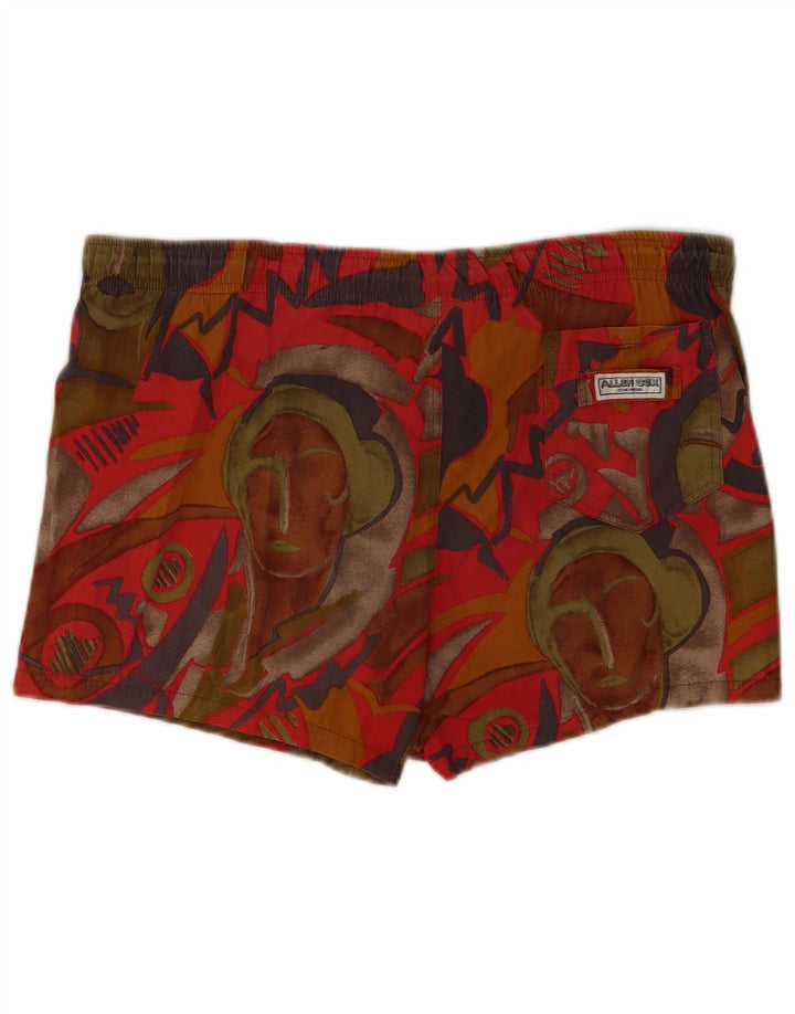 Allen Cox Pantaloni scurți de înot pentru bărbați, mari, multicolore, cu model
