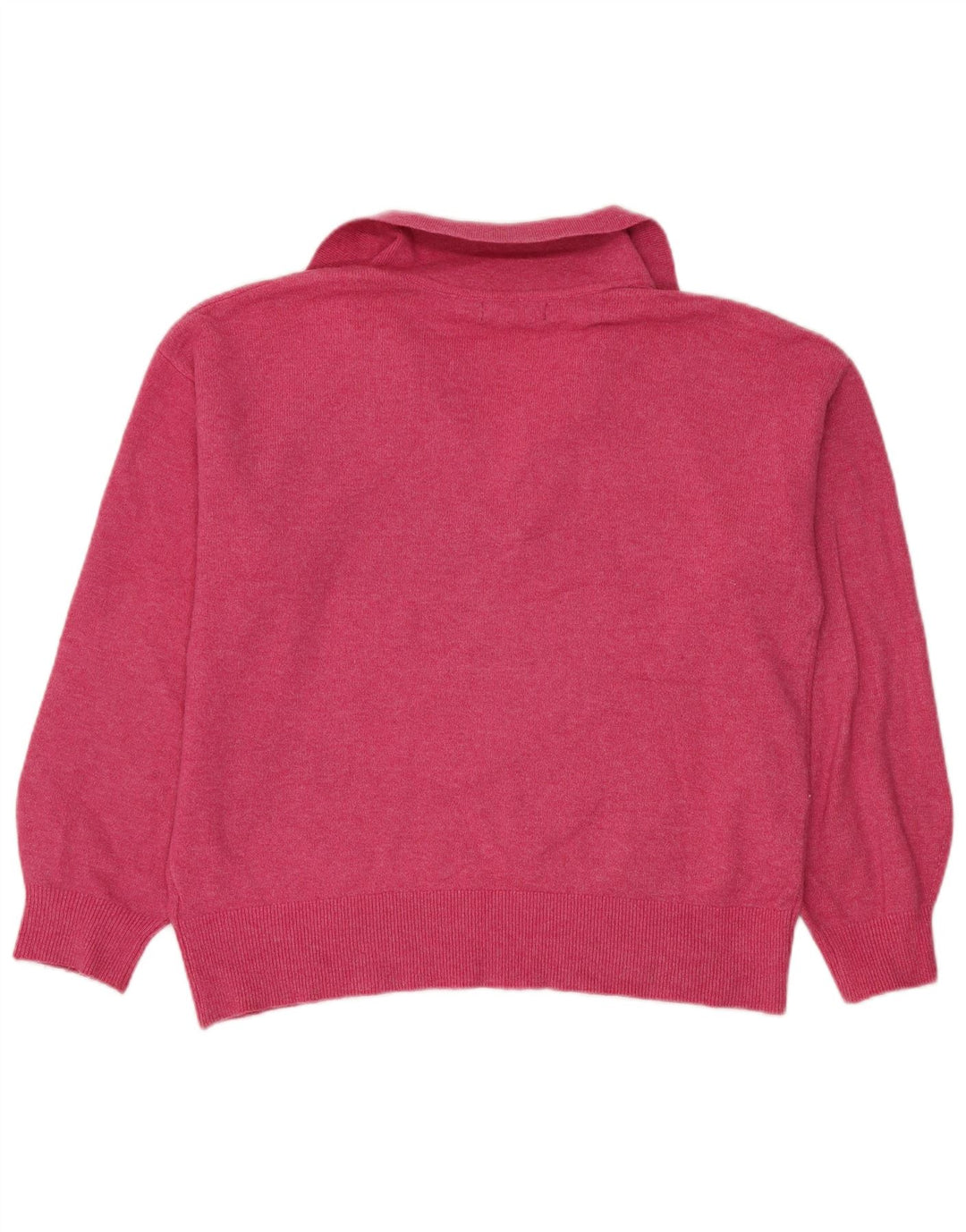 Pulover cu gât polo supradimensionat pentru femei Marks & Spencer UK 14 Roz mediu