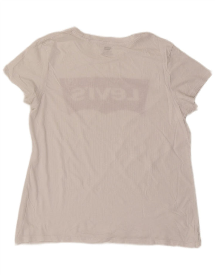 Tricou grafic Levi's pentru femei Top UK 16 Large White
