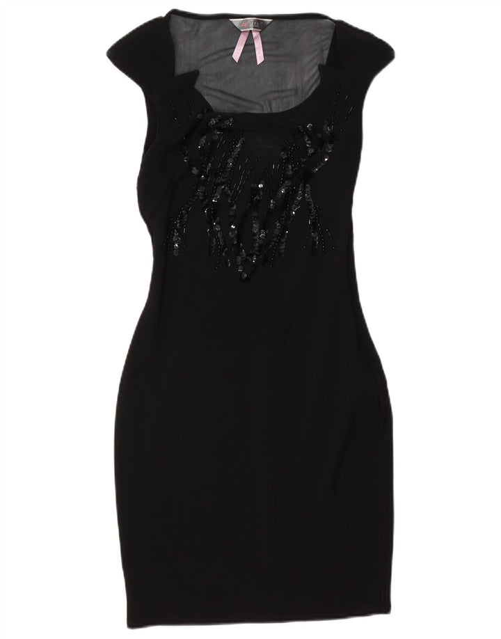 Rochie bodycon pentru femei Lipsy UK 10 Poliester negru mic