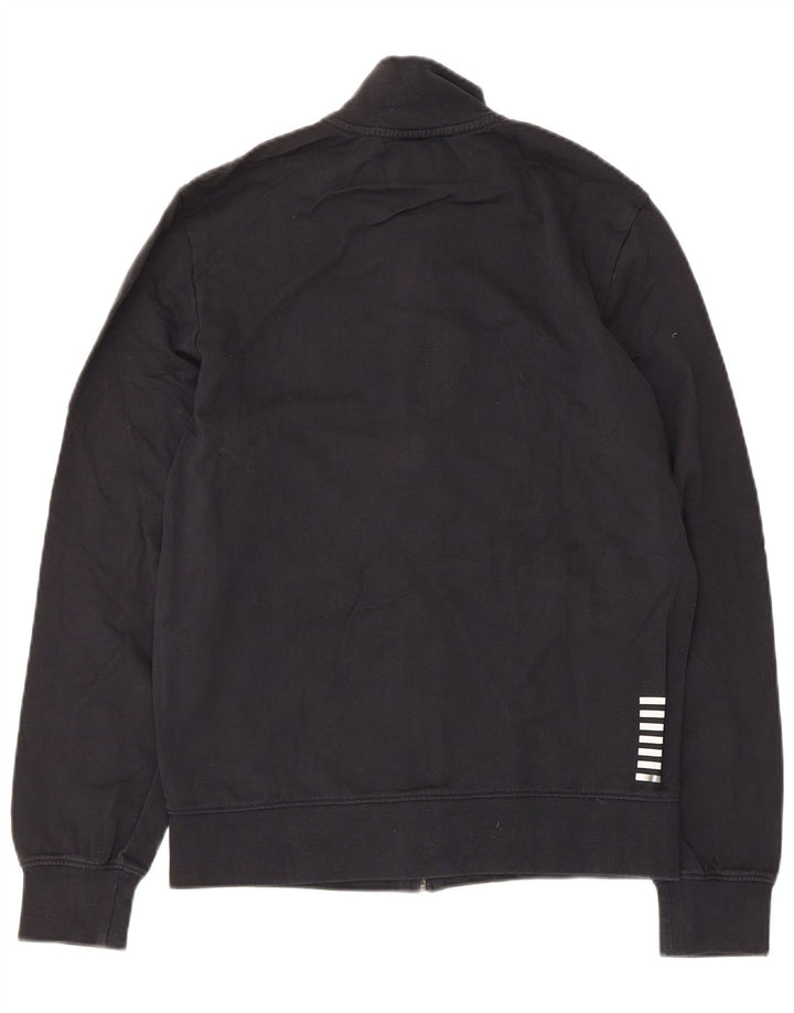 Jachetă de top pentru trening cu grafică pentru bărbați Emporio Armani Mic Negru