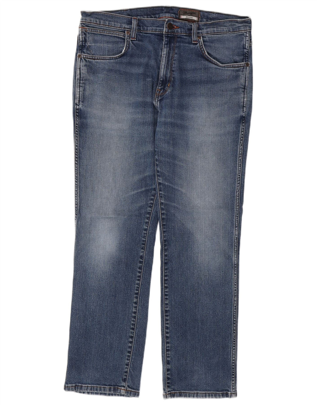 WRANGLER Blugi drepti pentru bărbați Arizona Stretch W36 L30 Bumbac albastru