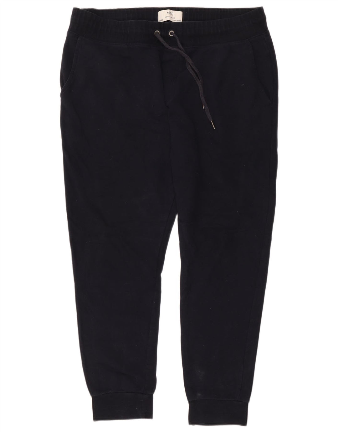 Pantaloni de trening pentru bărbați Marks & Spencer, cu croiala obișnuită, pantaloni de jogging mari, bleumarin