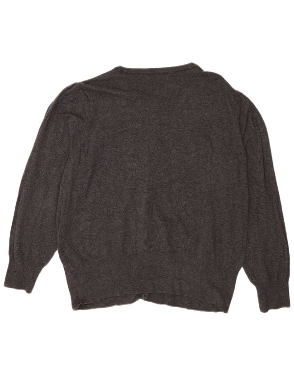 Pulover cardigan pentru femei Marks & Spencer UK 22 3XL Viscoză gri