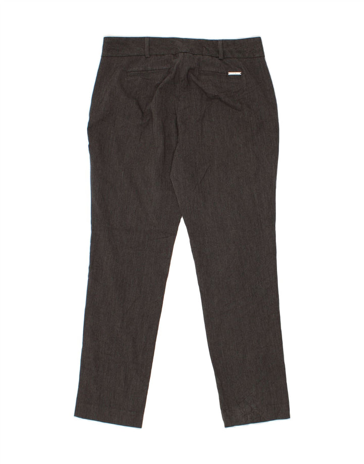 MICHAEL KORS Womens Slim Chino Trousers US 8 Medium W30 L28 Grey Polyester Vintage Michael Kors and Second-Hand Michael Kors from Messina Hembry 
