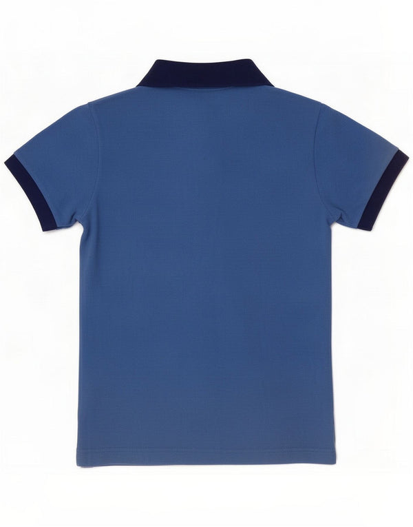 Fred Perry tricou polo băieți 7-8 ani, albastru, bumbac color block