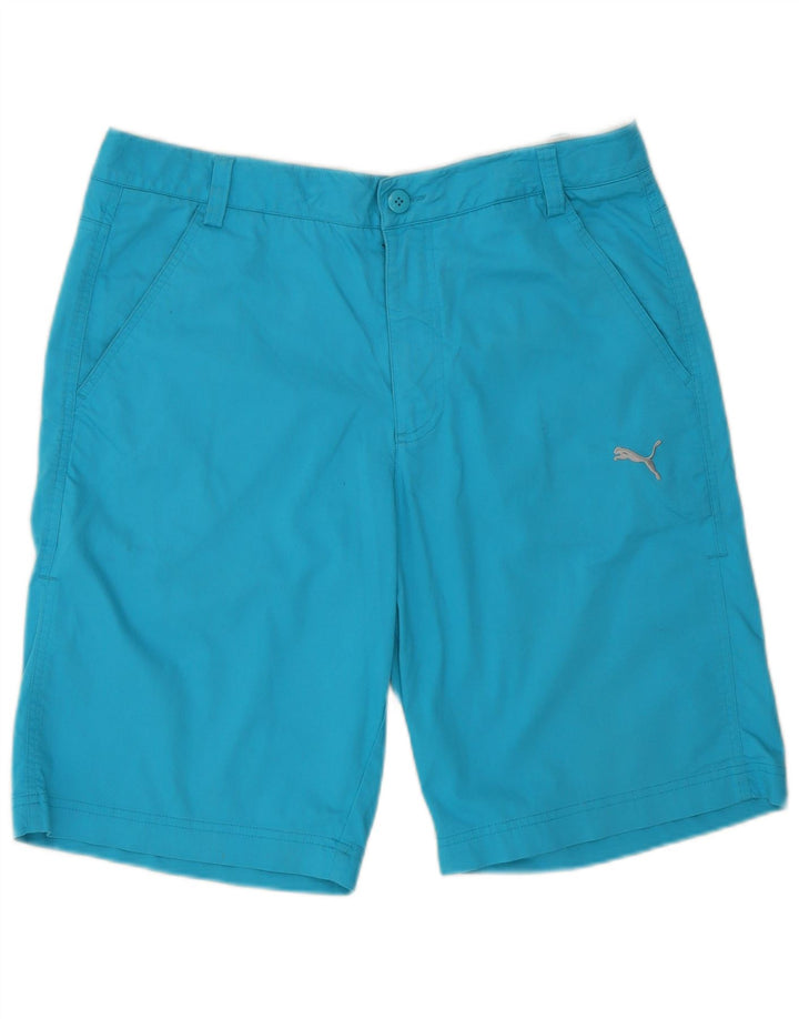 Pantaloni scurți chino pentru bărbați Puma W32 poliester albastru mediu