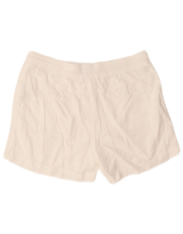 Marks & Spencer Pantaloni scurți pentru femei UK 14 Large W32 White Linen