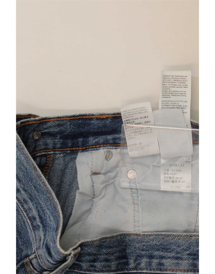 Blugi drepti 501 pentru femei Levi's W26 L32 Bumbac albastru