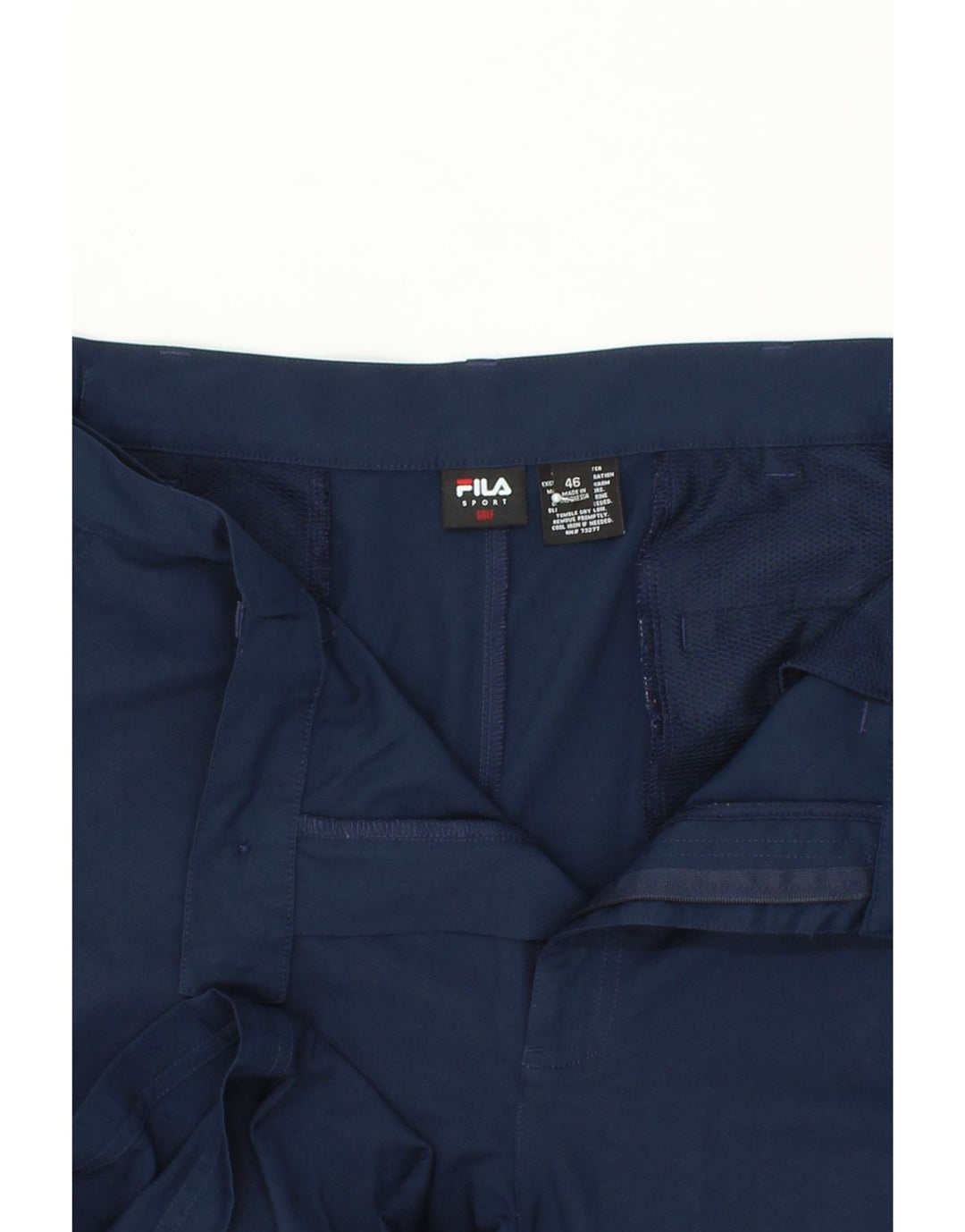 Pantaloni scurți chino de golf FILA pentru bărbați W46 3XL poliester bleumarin
