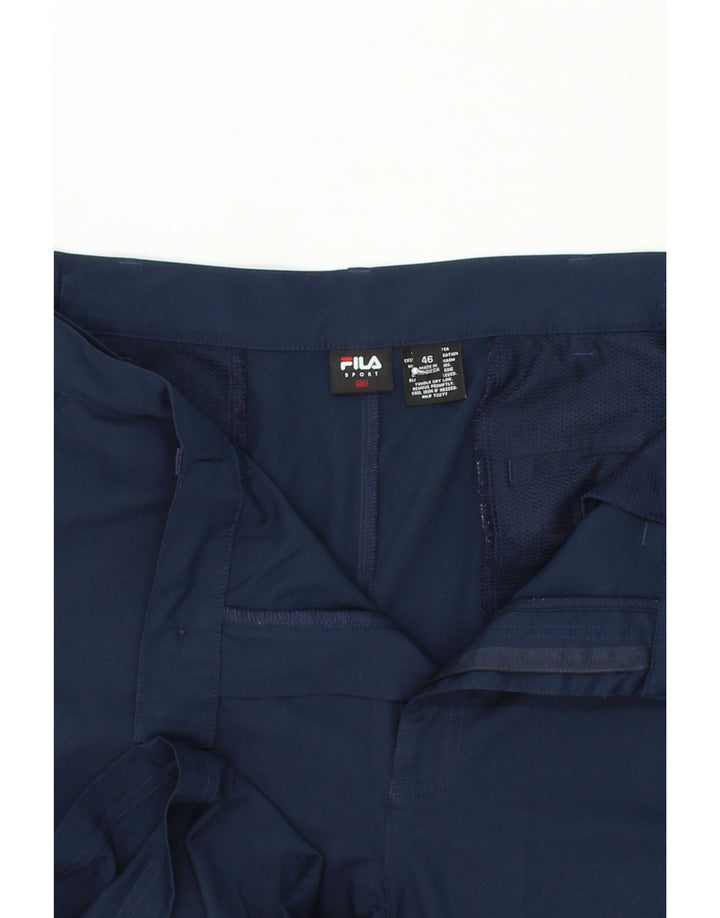 Pantaloni scurți chino de golf FILA pentru bărbați W46 3XL poliester bleumarin