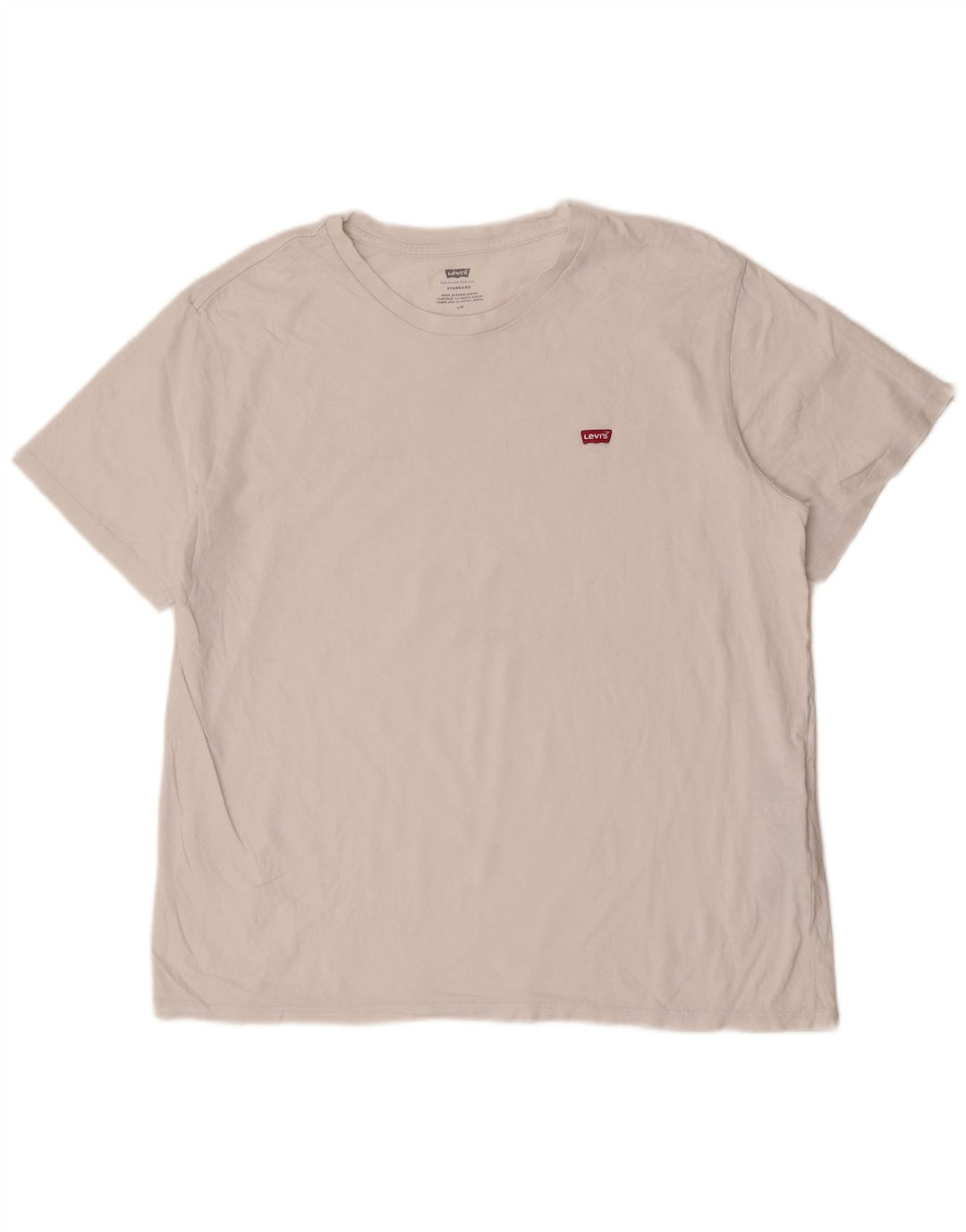 Tricou pentru bărbați Levi's Top mare din bumbac alb