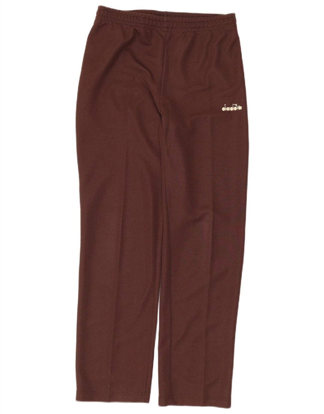 Pantaloni de trening Diadora pentru bărbați, poliester maro mediu