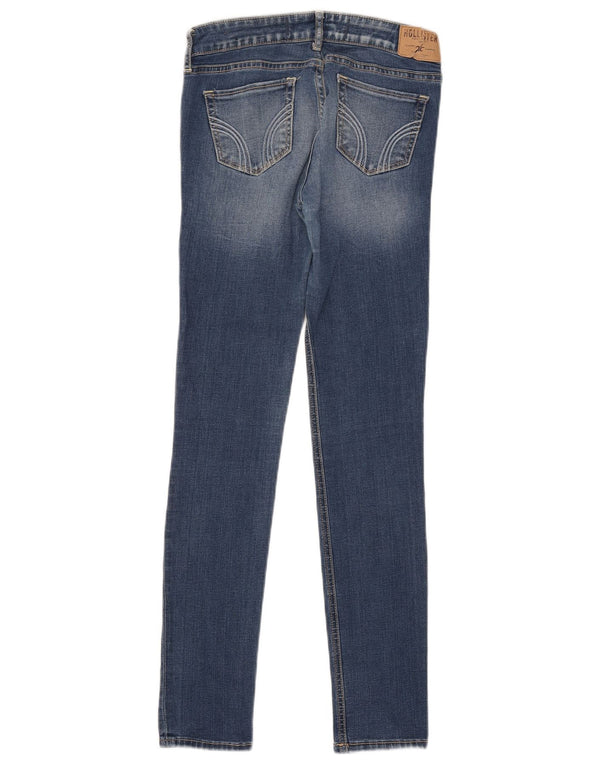 Blugi skinny pentru femei Hollister W25 L29 albastru