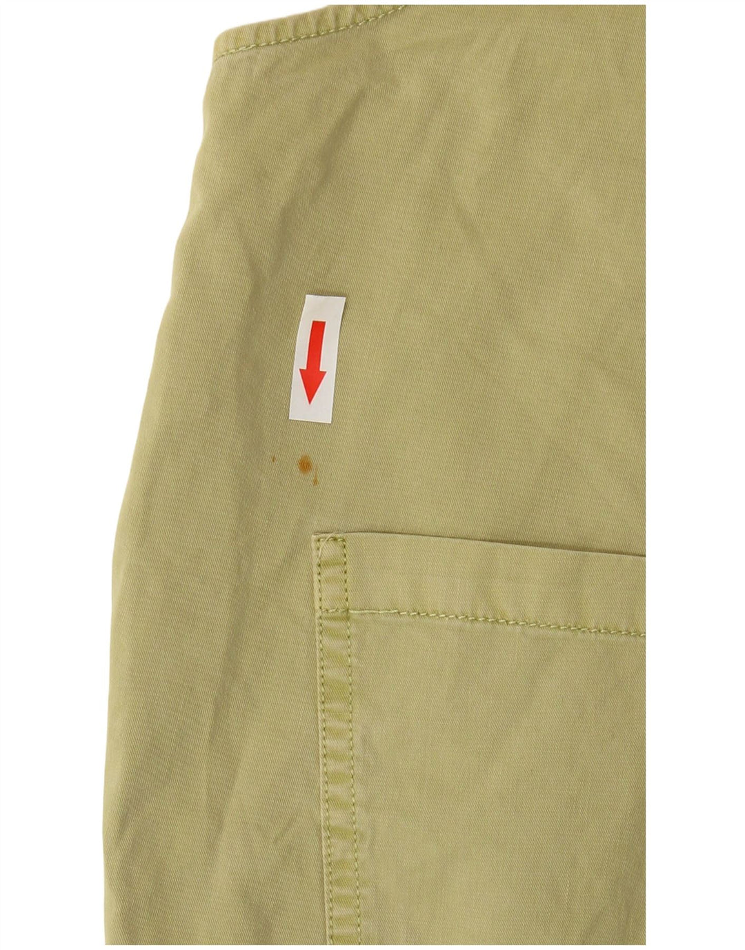 Pantaloni scurti salopete pentru femei VINTAGE Medium W34, bumbac verde