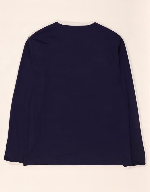 Top pentru bărbați Puma cu mânecă lungă 2XL bleumarin poliester color bloc