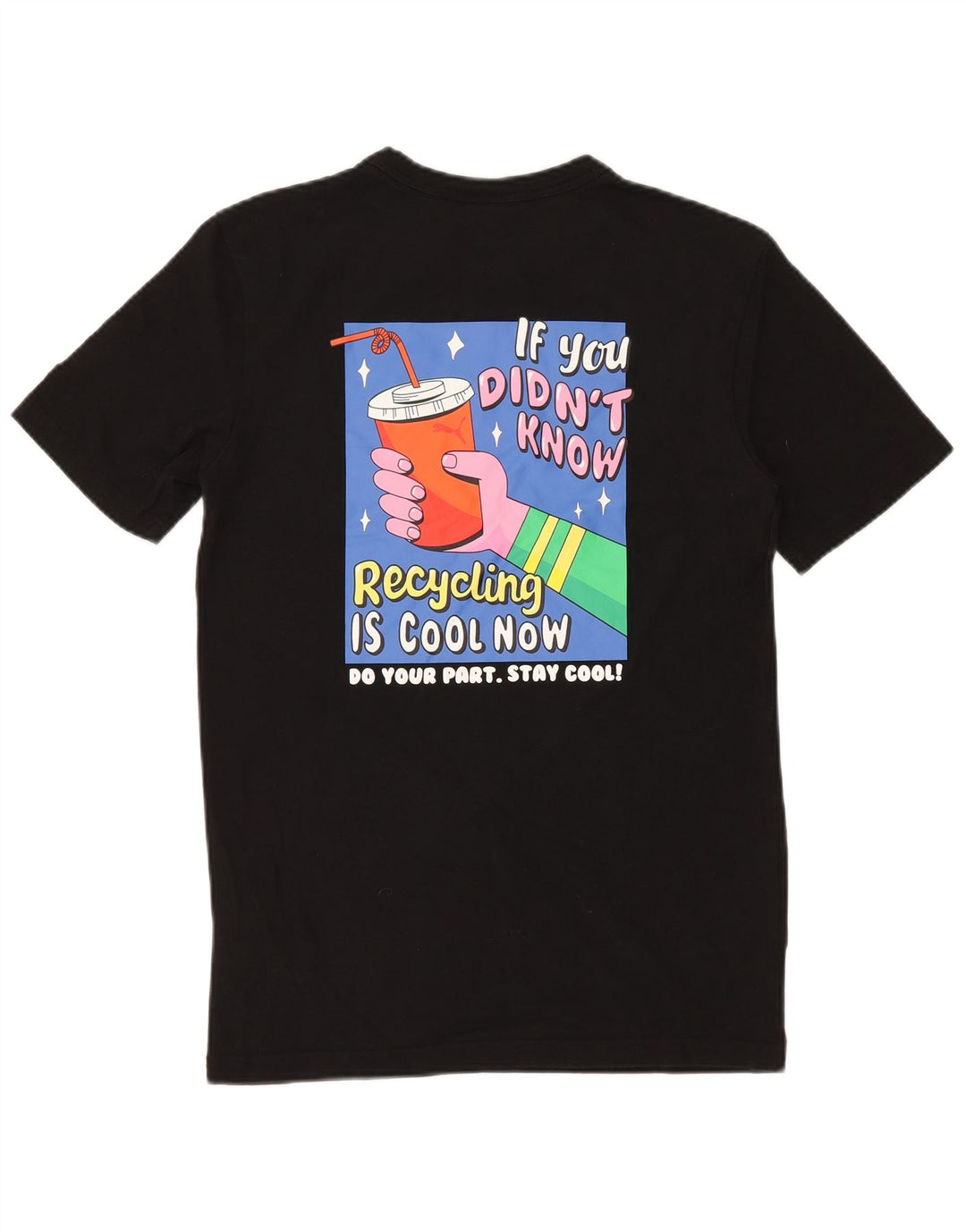 Tricou grafic PUMA pentru bărbați Top XS bumbac negru