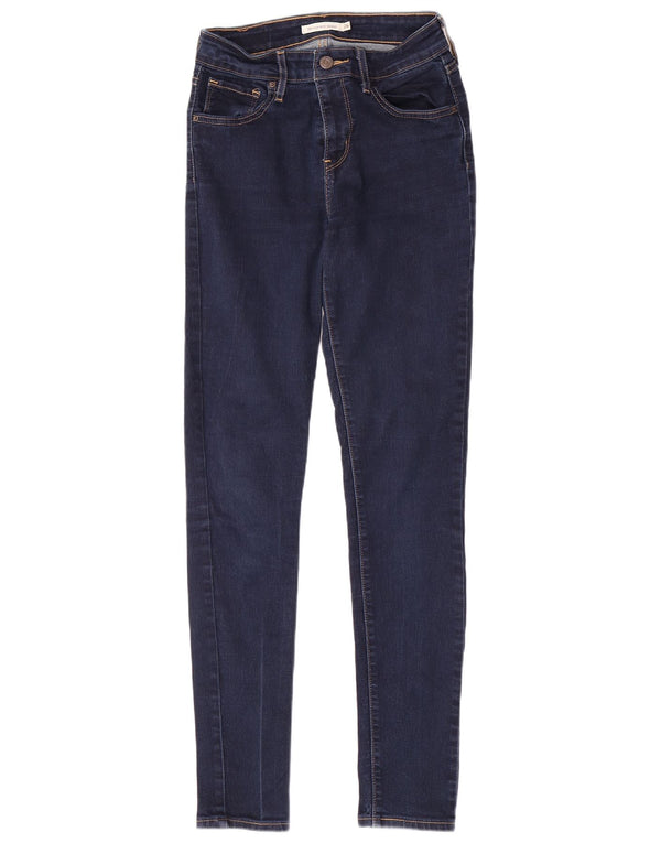 Levi's 721 blugi skinny cu talie înaltă W26 L30 bumbac bleumarin