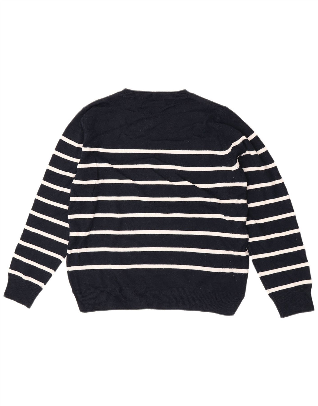 Pulover pentru femei Marks & Spencer cu decolteu triplu UK 14 Medium Bleumarin