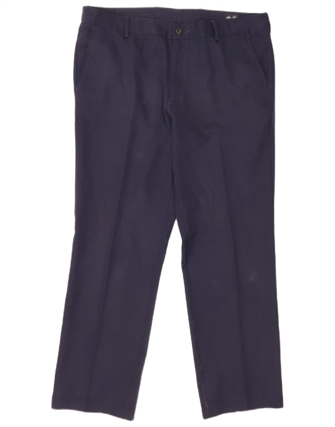 Adidas Mens Climalite Chino Trousers W36 L29 Navy Blue Polyester