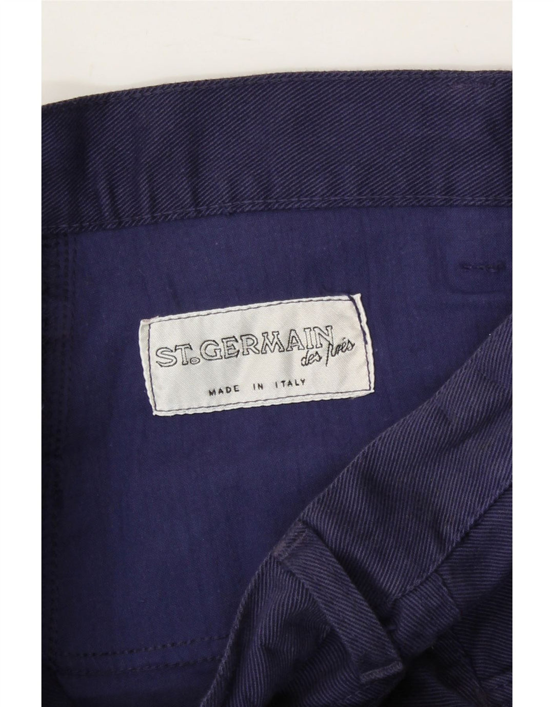 ST. GERMAIN Womens Denim Skirt IT 44 Medium W30  Navy Blue Cotton Vintage St. Germain and Second-Hand St. Germain from Messina Hembry 