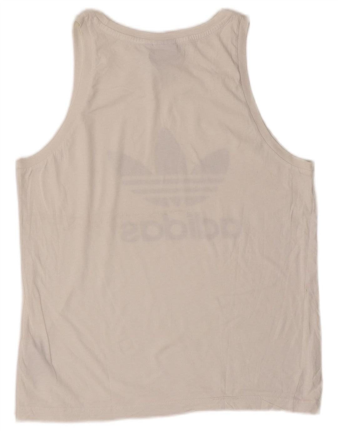 Vestă grafică Adidas pentru bărbați, bumbac alb mediu