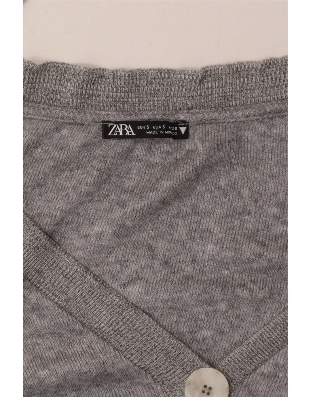 Pulover cardigan supradimensionat pentru femei Zara UK 10 Mic Gri
