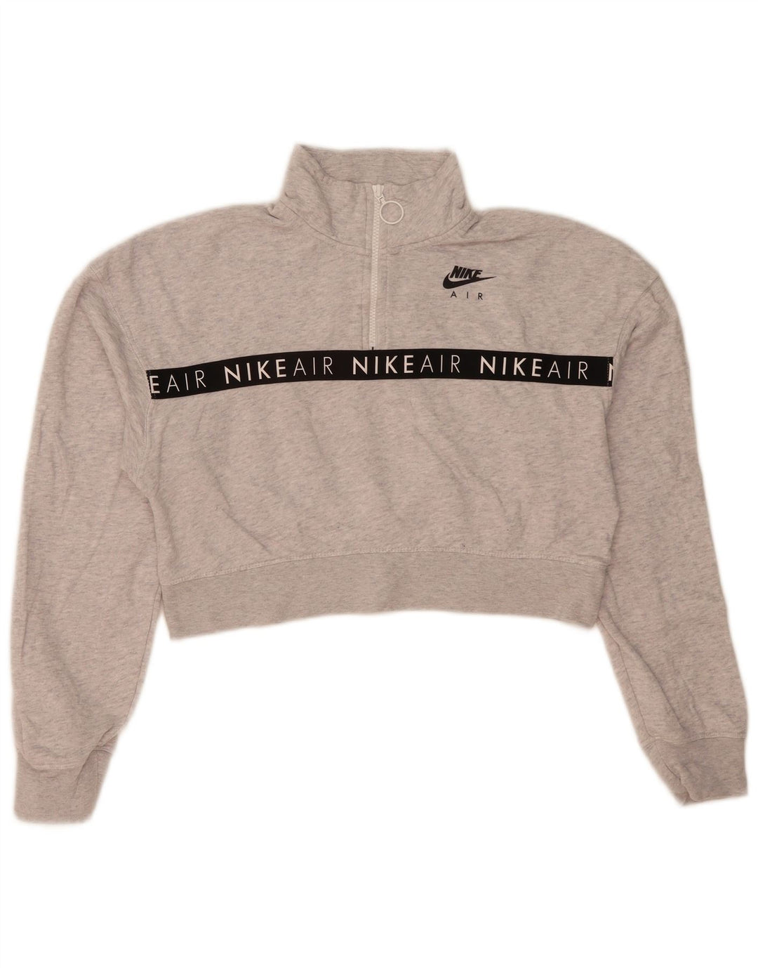 Pulover pentru femei Nike Air Graphic Hanorac UK 14 Gri mediu