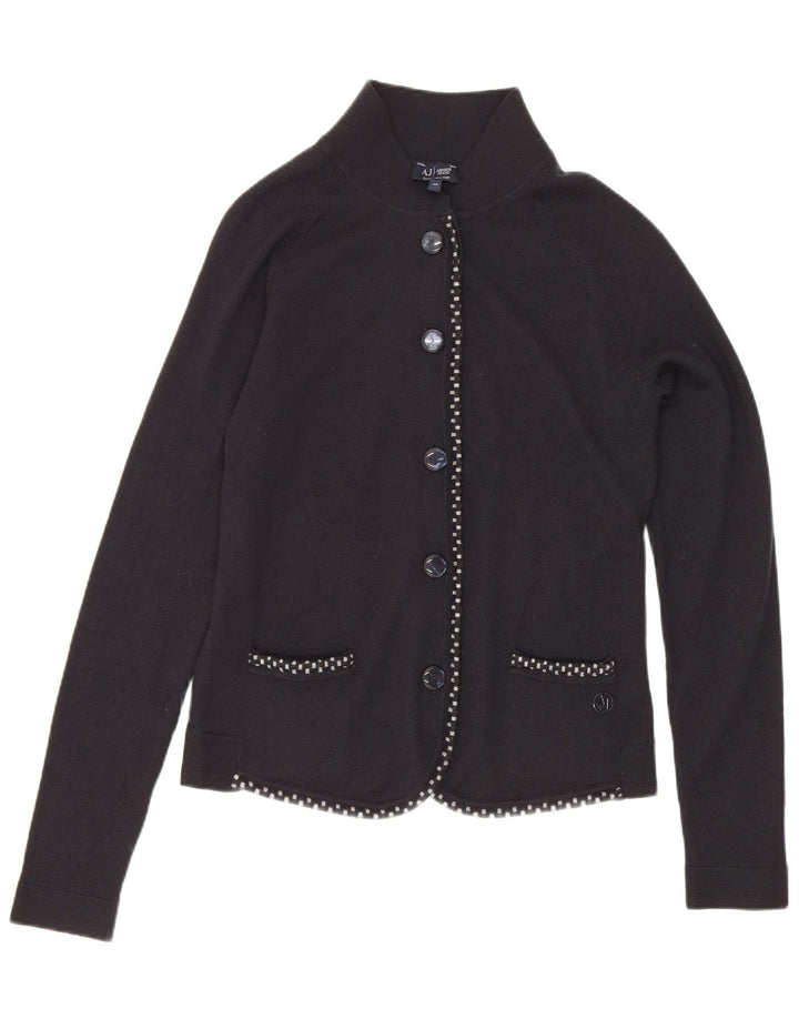Pulover cardigan crop pentru femei Armani Jeans IT 40 Small Black