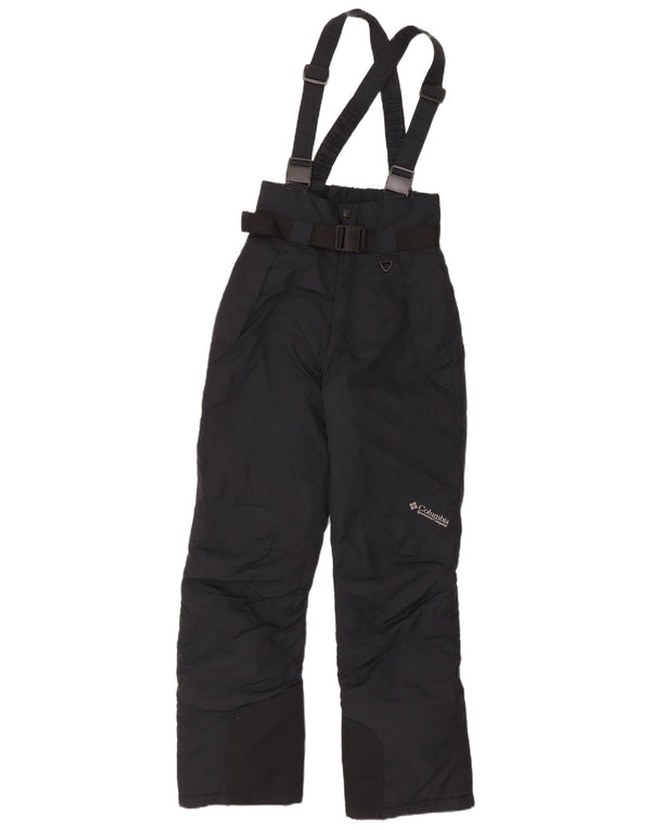 Pantaloni de schi Columbia Salopete pentru femei UK 10 Small Black Colorblock