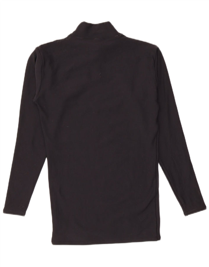Top de compresie Under Armour pentru bărbați cu mânecă lungă, mediu negru, nailon