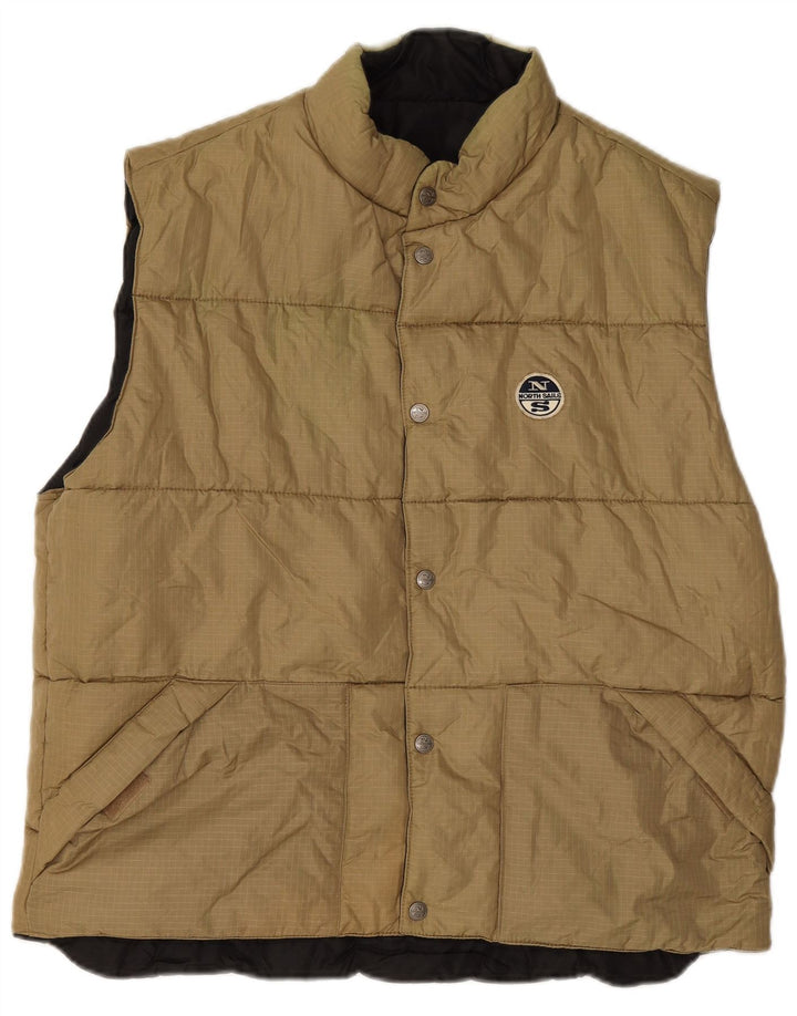 Gilet căptușit reversibil pentru bărbați North Sails UK 40 Large Black