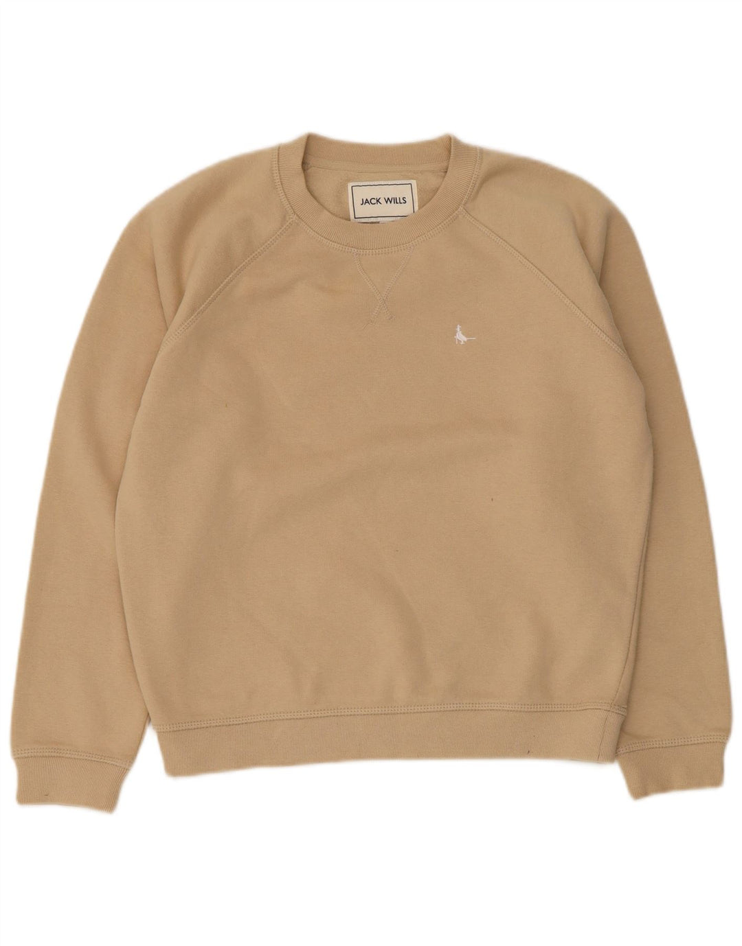 Pulover supradimensionat pentru femei Jack Wills, UK 8, bumbac, bej mic