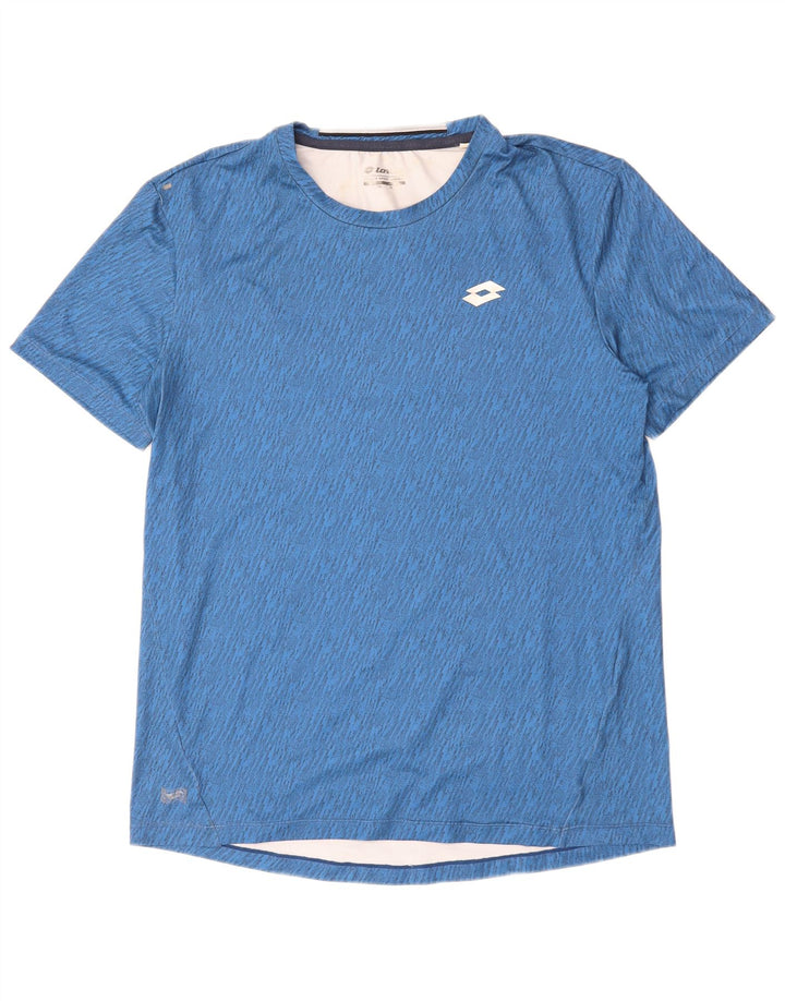 Tricou Bărbați Lotto Top XL Blue Houndstooth