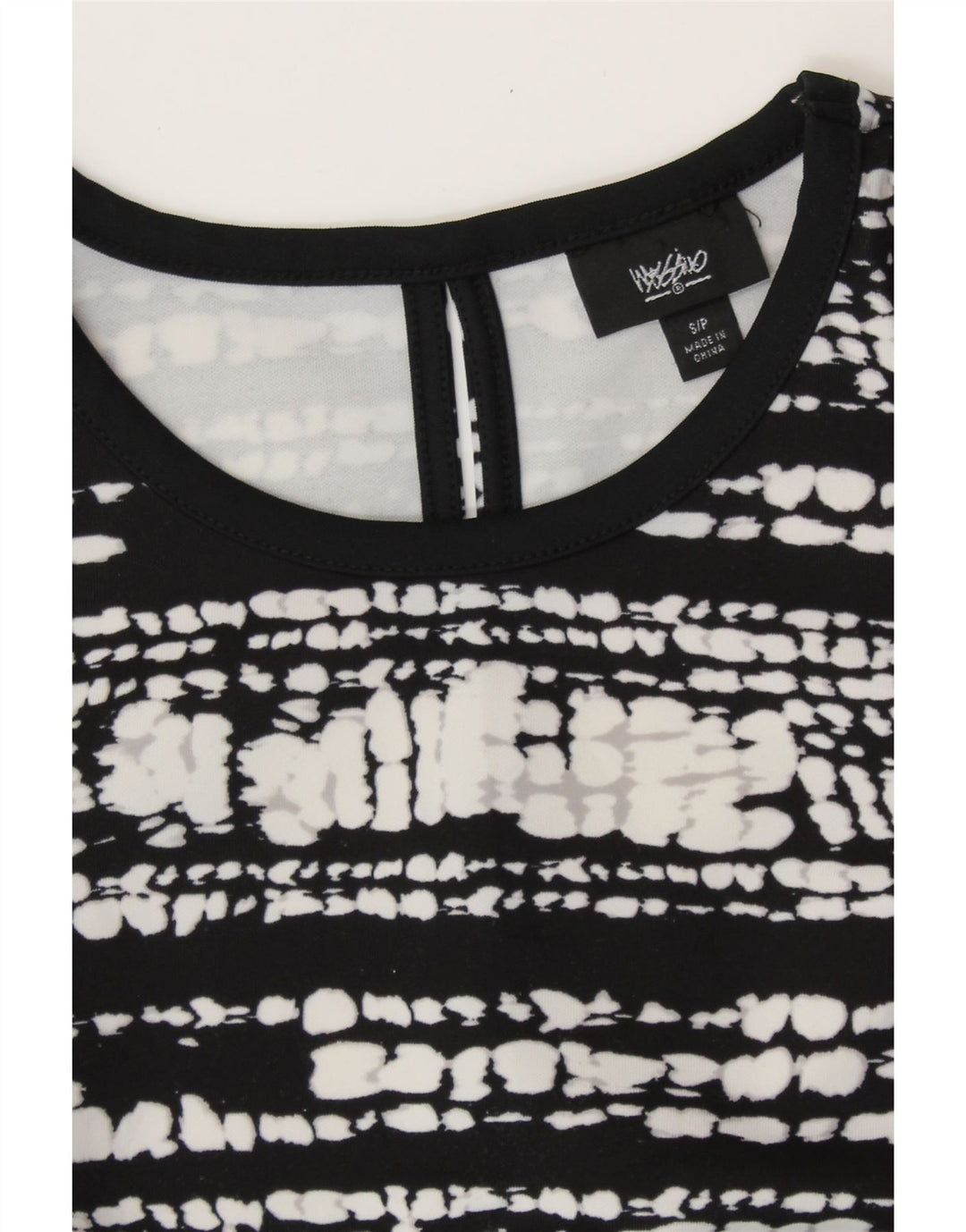 MOSSIMO Rochie A-Line fără mâneci pentru femei UK 10 Small Black Flecked