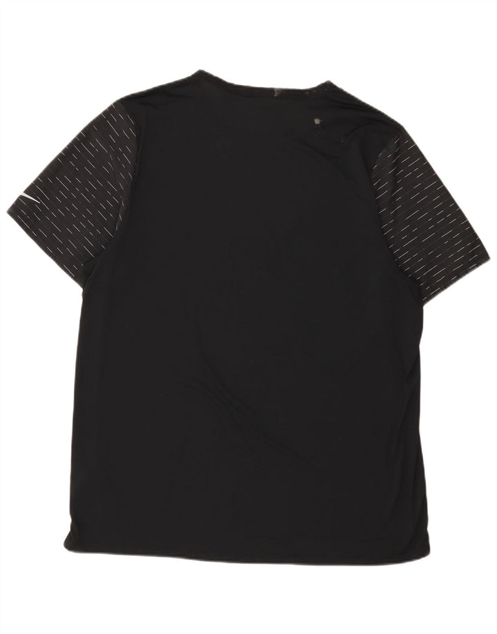 Tricou pentru bărbați Nike Dri Fit Top XL, poliester cu dungi negre