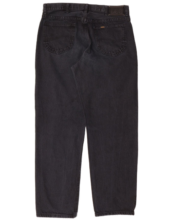 Blugi LEE Kansas drepte pentru bărbați W38 L32 bumbac negru