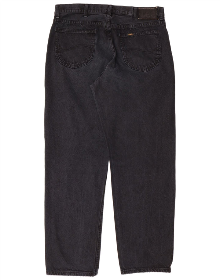 Blugi LEE Kansas drepte pentru bărbați W38 L32 bumbac negru