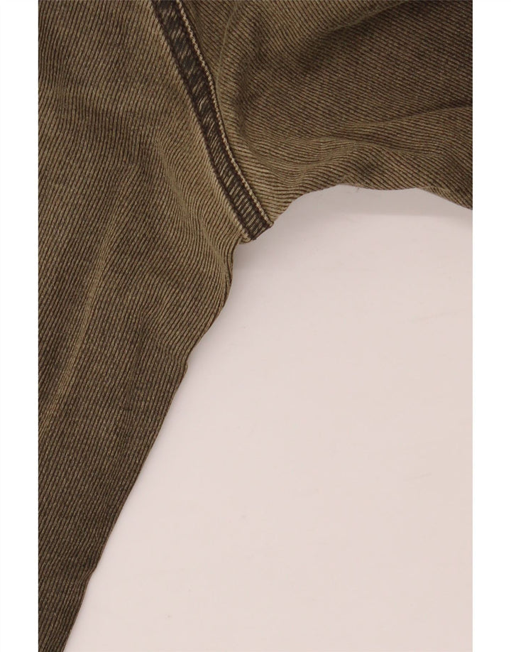 ICEBERG Blugi drepti pentru bărbați W38 L27 bumbac kaki