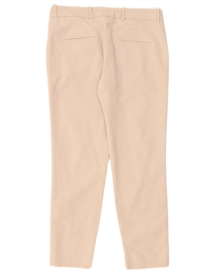 Pantaloni chino slim pentru femei Zara L32 L28 Bej