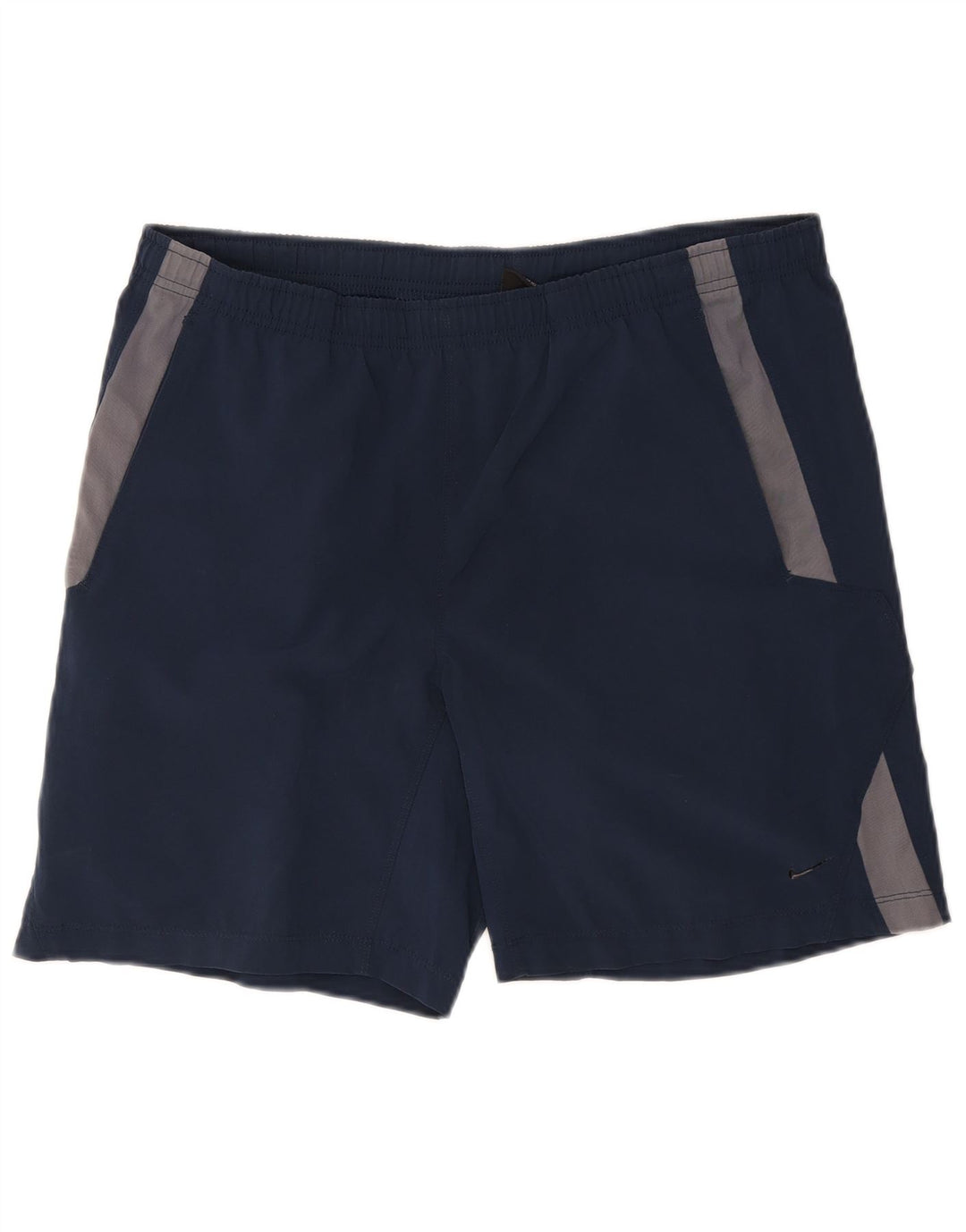 Pantaloni scurți sport Nike pentru bărbați, mici, albastru, poliester color bloc
