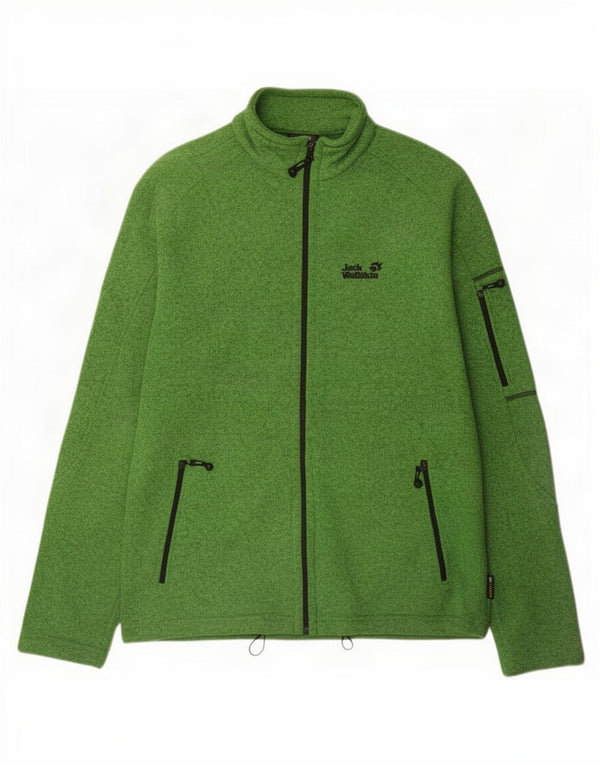Jack Wolfskin Trening pentru bărbați Top Jacket UK 44/46 XL Poliester verde