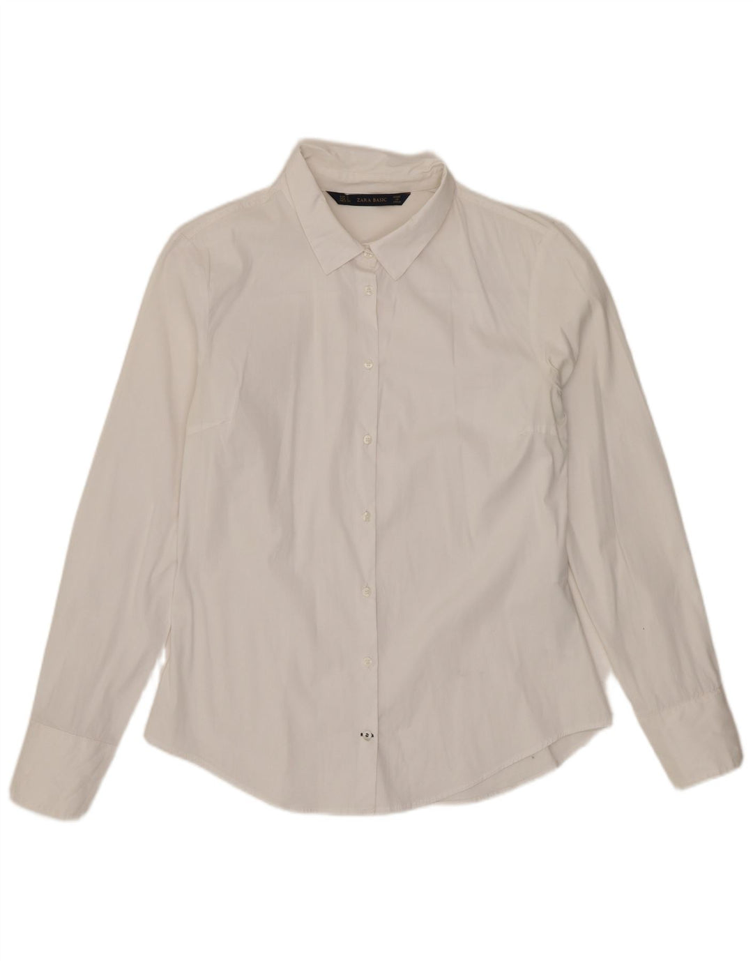 Cămașă pentru femei Zara UK 14, mare, alb, bumbac